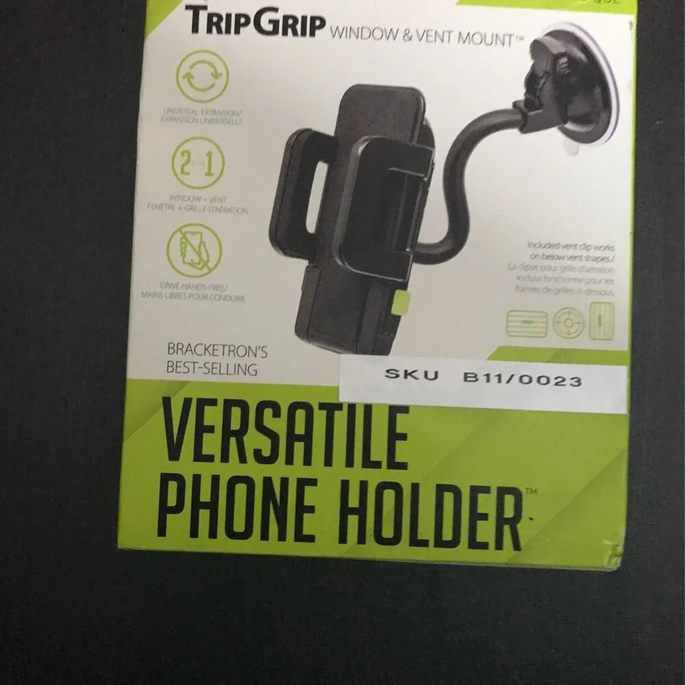 Bracketron TripGrip Window & Vent Mount - Black***OPEN BOX
